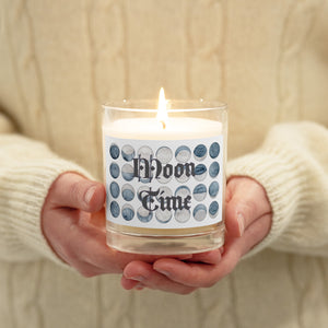 "Moon Time" - Glass jar soy wax candle